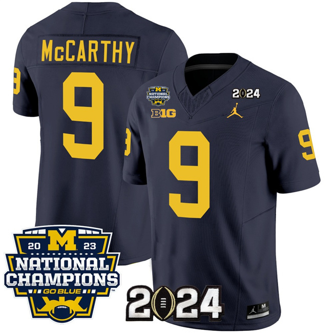 Men's Michigan Wolverines ACTIVE PLAYER Custom Navy 2024 F.U.S.E. With 2023 National Champions Patch Stitched Jersey Men's Michigan Wolverines ACTIVE PLAYER Custom Navy 2024 F.U.S.E. With 2023 National Champions Patch Stitched Jersey